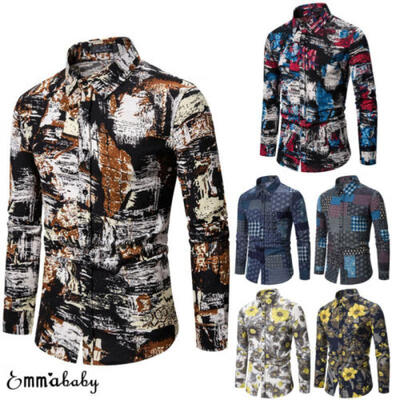 

Mens Slim Fit Button Down Shirt Long Sleeve Dress Shirts Casual Cotton Fashion
