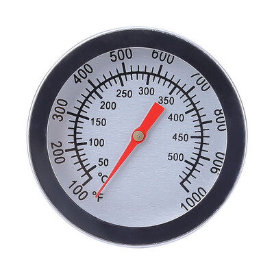 

50-500 Stainless Steel Barbecue BBQ Smoker Grill Thermometer Temperature Gauge