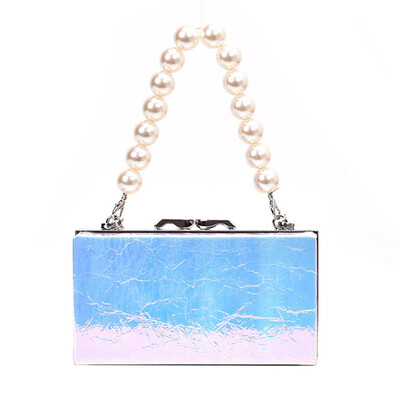 

Tailored Women Retro Pearl Leather Colorful Crossbody Beach Bag Waterproof Messenger Bag