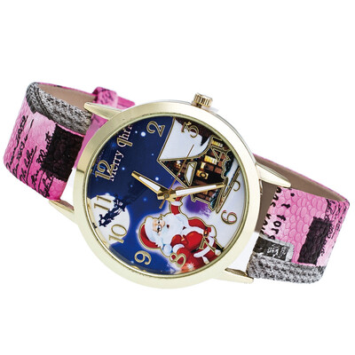 

Chrismas Gift womens watches luxury fashion ladies watch women leather Clock dial Clock Wristwatch Relogio Masculino &Ff