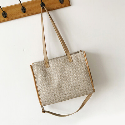 

New large-bag womens bag in autumn&winter new style Korean-style wool single-shoulder bag foreign-gas hand-held messenger