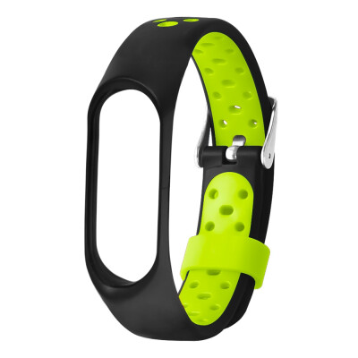 

Band Strap Watch Strap Sport Fashion Air Vent Surface Replaceable TPE Watch Band for XIAOMI MI Band 3