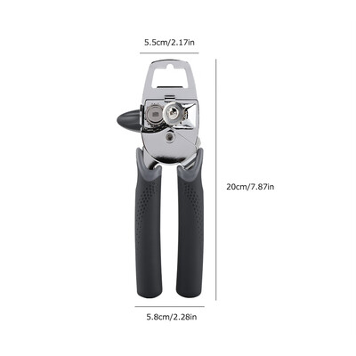 

Greensen Can Opener Effortless Smooth Edge Manual Stainless Steel Handy Easy Turn Can Lid Lifter Stainless Steel Can