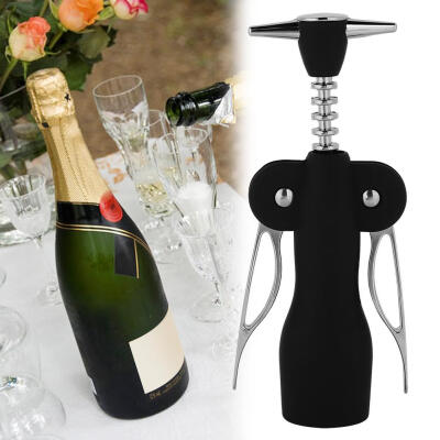 

Greensen 1Pc Red Wine Bottle Lever Openers Cutter Tools Waiters Wing Corkscrew Black Wine Opener Wine Bottle Opener