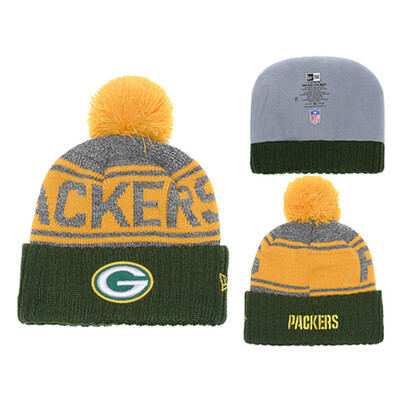 

NFL Football League Packers Green Bay Packers New Era Innocent Knitted Wool Baseball Cap