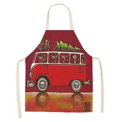 

Tailored Christmas Decoration Cotton&Linen Apron Kitchen Aprons Dinner Party A