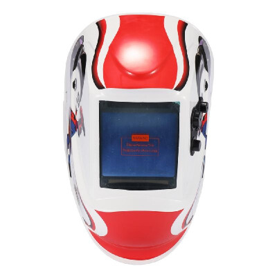 

Solar Energy Automatic Changing Light Welding Mask Cap TIG GMAW Welding Helmet with Large Window&4pcs Arc Sensors