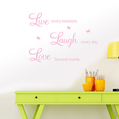 

〖Follure〗Live Every Moment Removable Art Vinyl Mural Home Room Decor Wall Stickers