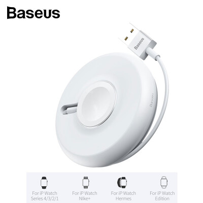 

Baseus YOYO Wireless Charger for iWatch 4321 series with 1M cable&removable use of self-contained wire box