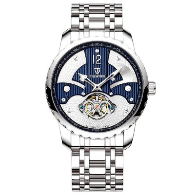 

TEVISE Men Fashion Automatic Mechanical Watch Stainless Steel Watch Band Metal Case Waterproof Wrist Watch T856B