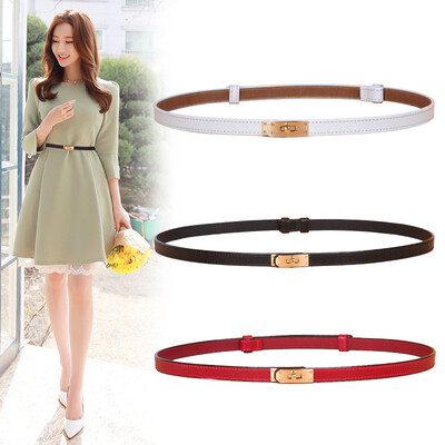 

New product explosions ladies decorative thin belt female Korean fashion belt with dress belt buckle leather tide