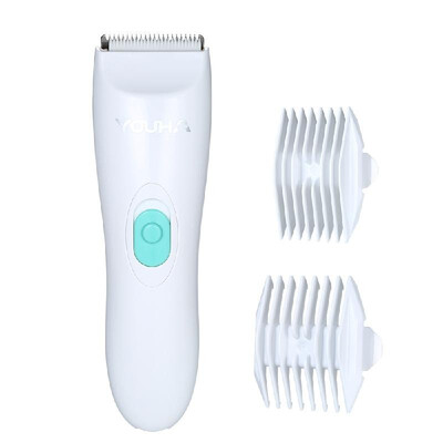 

YOUHA Baby Electric Hair Clipper Waterproof Quite Operation Rechargeable 2 Guide Combs Auto Hair Clipper Trimmer for Infants Kids