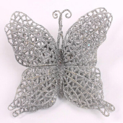 

6 Pcs Bag Christmas Butterfly 38 Cm Christmas Decorations Christmas Tree Ornaments Wedding Party Decorations Design