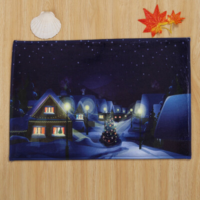 

Toponeto Merry Christmas Welcome Doormats Indoor Home Carpets Decor 40x60CM