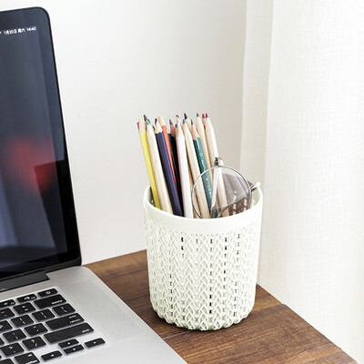 

Toponeto Creative Simple Hollow Multi-functional Plastic Office Storage Tube