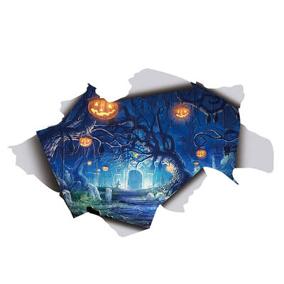 

Removable 3D Halloween Wall Sticker DIY Self-Adhesive PVC Decals Home Decor