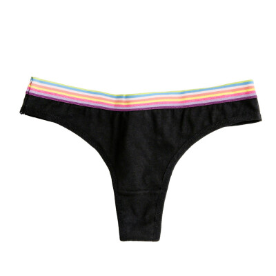 

Toponeto Women Sexy Rainbow Splice Briefs Panties Thongs Lingerie Underwear