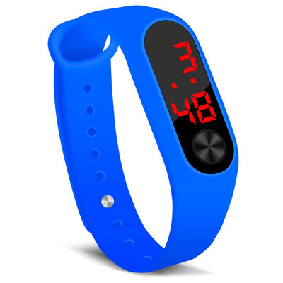 

Kids LED Digital Electronic Sport Watch with Silicone Bracelet Wrist