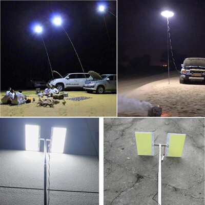 

Gobestart Telescopic COB Rod LED Fishing Outdoor Camping Lantern Light Lamp Hiking BBQ