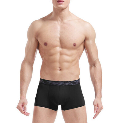 

Men Comfy Breathable Seamless Underwear Ice Silk Boxer Briefs Shorts Underpants