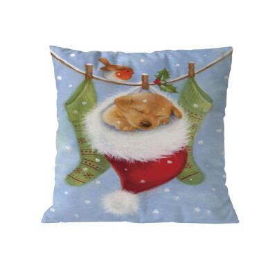 

Tailored Christmas Cotton Soft Pillow Case Sofa Waist Throw Cushion Cover Home Decor