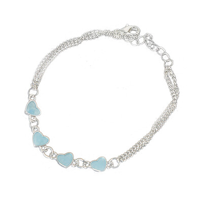 

2020 Fashion Star Love Heart Chain Anklet Bracelet Luminous Barefoot Sandal Beach Foot Jewelry