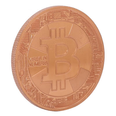 

Greensen 403mm Cybermoney Pattern Commemorative Metal with Gold Plated Bitcoin Coin Collection