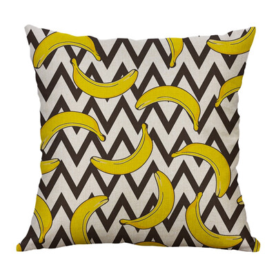 

Siaonvr Simple Linen Printed Letter Yellow Texture Pillowcase