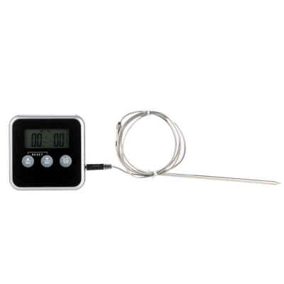 

Oven Kitchen Grill BBQ Probe Electronic Thermometer Timer Alarm Cooking Temperature Gauge Meter 0 ℃ 250 ℃