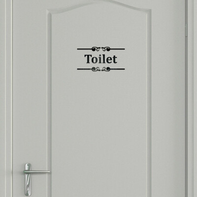 

〖Follure〗Creative Diy Fashion Personality 3D Wall Stickers Toilet Bathroom Tips Stickers