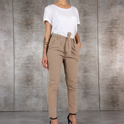 

Womens Casual Skinny Long Pants High Waist Stretch Jeans Pants Pencil Trousers