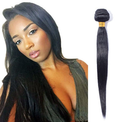 

Brazilian Human Hair Body WaveStraight Virgin Hair 3 Bundles Unprocessed Human Hair Extensions 12 Length
