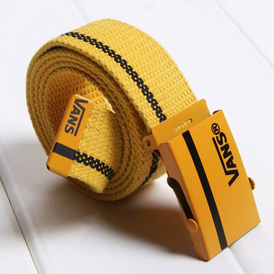 

Mens Cool Nylon Buckle Canvas Fabric Webbing Durable Outdoor Camping Tactical Waist Belt