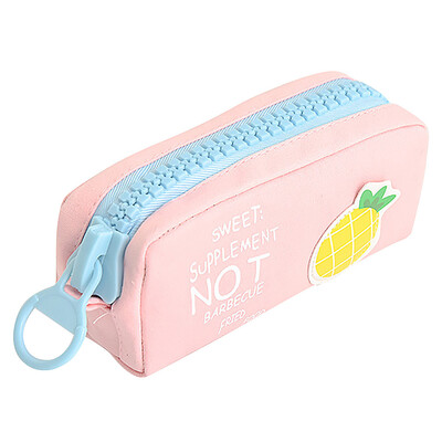 

Toponeto Large Capacity Big Zip Pen Pencil Case School Stationery Cosmetic Bag Gift