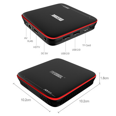 

MECOOL M8S PRO W Smart Android 71 TV Box Amlogic S905W Quad Core H265 HDR10 Mini PC 2GB 16GB DLNA WiFi LAN HD Media Player US