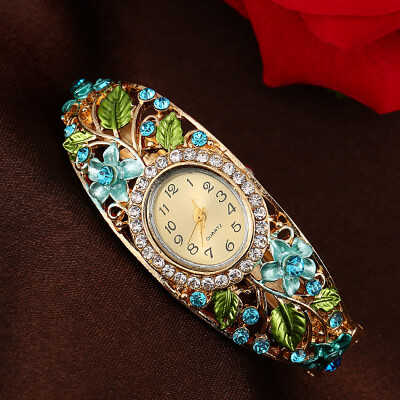 

Bracelet table garden atmosphere diamond ladies bracelet watch