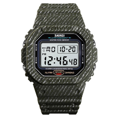 

SKMEI 1471 Analog Digital Watch Luminous Outdoor Sport Watch Men Digital Watch 5Bar Waterproof Alarm Clock Cowboy Military Fashion