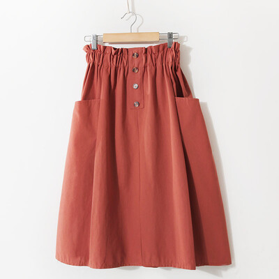 

Roseonmyhand Womens Casual Denim Vintage Comfortable High Waist Bandage Ladies Long Skirt
