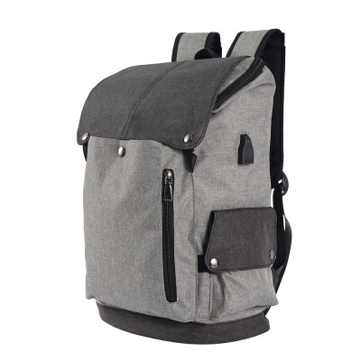 

2019 Fashion USB Charging Laptop Briefcase Business Travel Backpack Water-resistant Rucksack Hiking Knapsack for Men