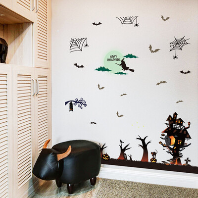 

〖Follure〗Halloween Pumpkin Charm Removable Wall Stickers Art Vinyl Decal Home Room Decor