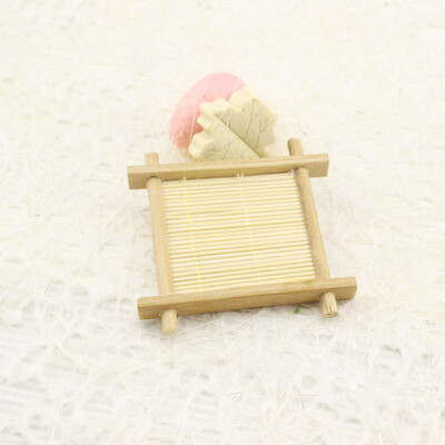 

Siaonvr Natural Bamboo Wood Bathroom Shower Soap Tray Dish Storage Holder Plate New