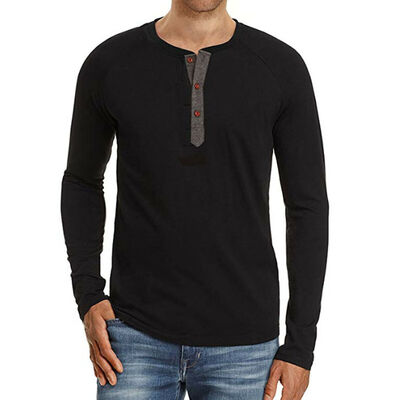 

Mens Fashion Casual Long Sleeve Shirt Business Slim Fit Shirt Solid Blouse Tops