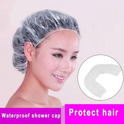 

20 Elastic Salon Hotel Disposable one-off Spa Hair Protect Shower Bathing Caps