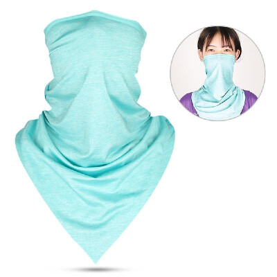 

Outdoor Sports Cycling Cooling Face Mask Sun Protection Neck Gaiter Triangle Bandana Scarf Headband for Men Women