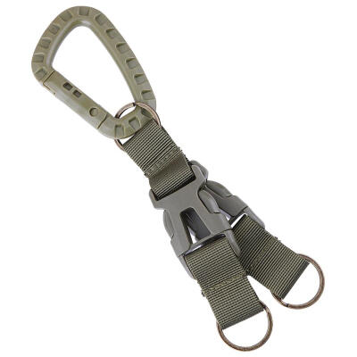 

Carabiner Nylon Tactical Backpack Belt Buckle Webbing Hook Outdoor Tool