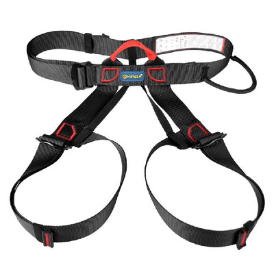 

Strengthen Climbing Safe Seat Belt Wider Half Body Harness Mountaineering Fire Rescuing Rappelling Waist Safety Harness