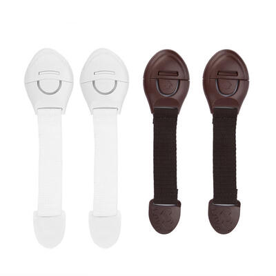 

Greensen 4Pcs Baby Child Kids Adhesive Door Cupboard Safety Lock Cabinet Fridge Drawer Locks