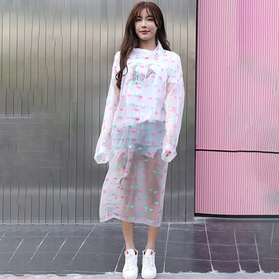 

Disposable Raincoat Adult Raincoat EVA Eco Fashion Raincoat Travel Outdoor