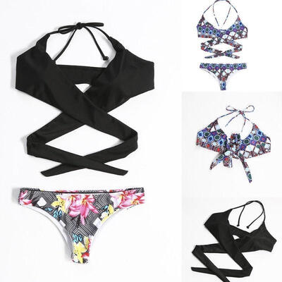 

Women&39s Bikini Padded Push-Up Bra Bandage Swimsuit Beachwear Swimwear Bathing