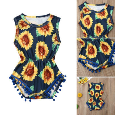 

AU Cute Newborn Baby Girl Floral Romper Bodysuit Jumpsuit Summer Outfits Clothes